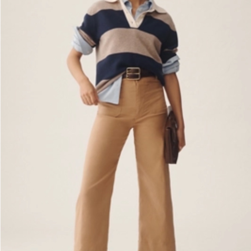 The Colette Magic Fabric Crop Wide-Leg Pants by Maeve